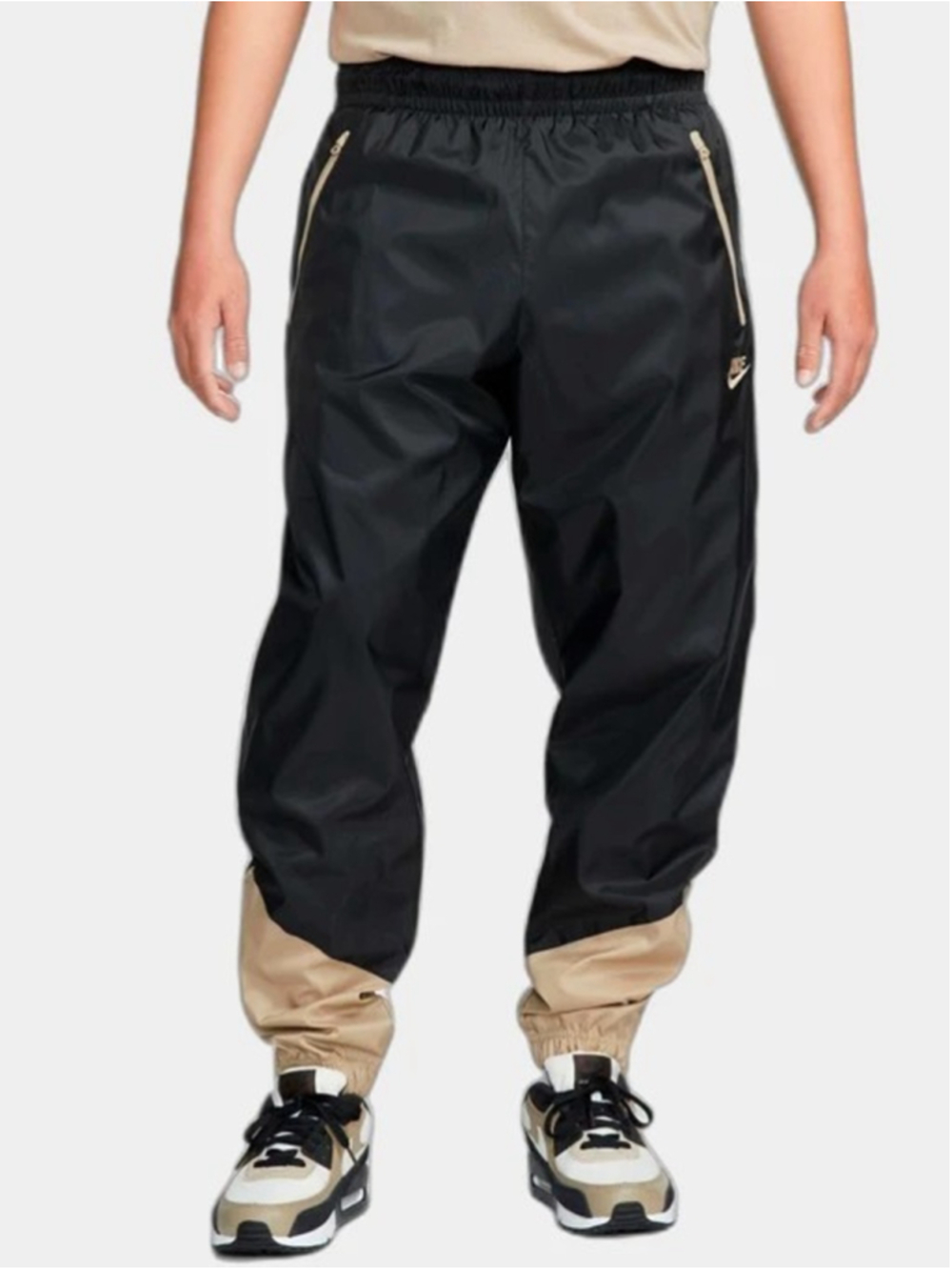 Nike Windrunner Track Pants Mens XL Black Woven Lined Standard Fit DX0653-013